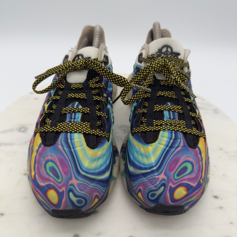 Reebok Zig Kinetica II Shoes Mens Size 5 Multi Color Psychedelic FX3363 Sneakers - Picture 3 of 10